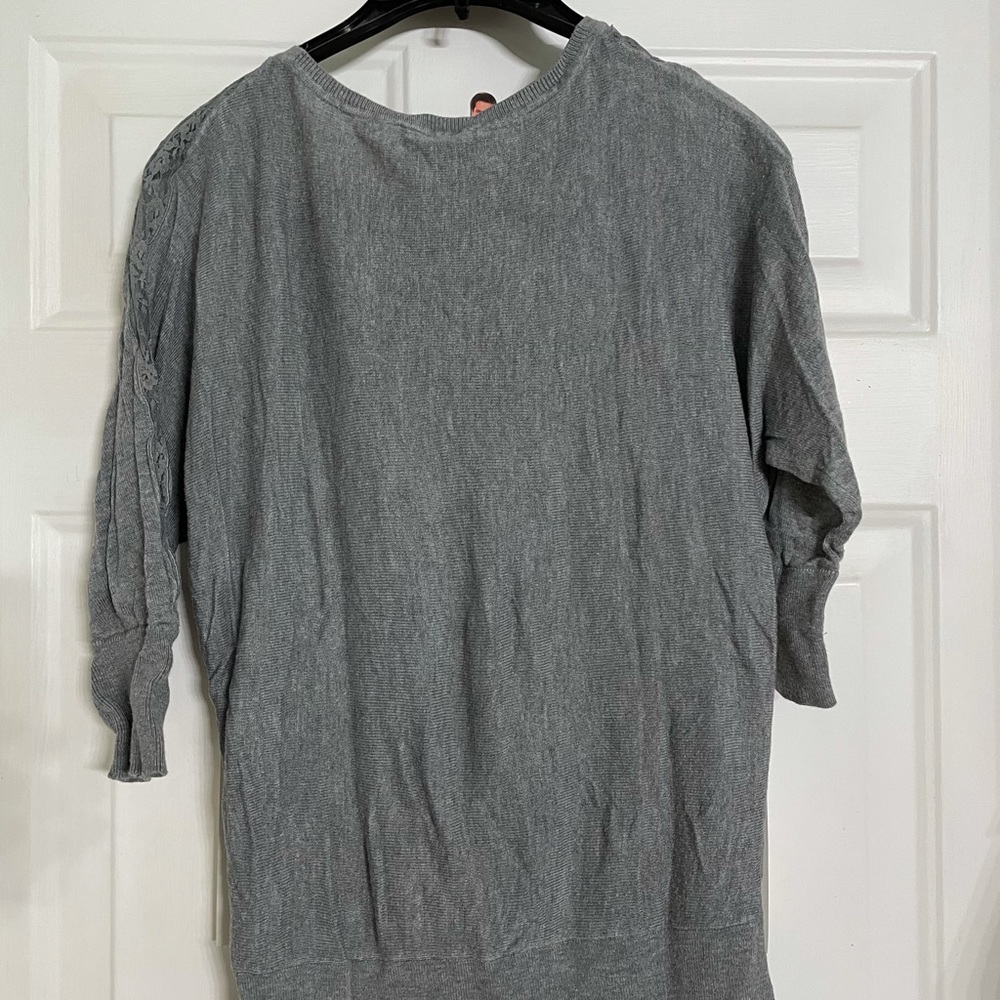 Lace arm top